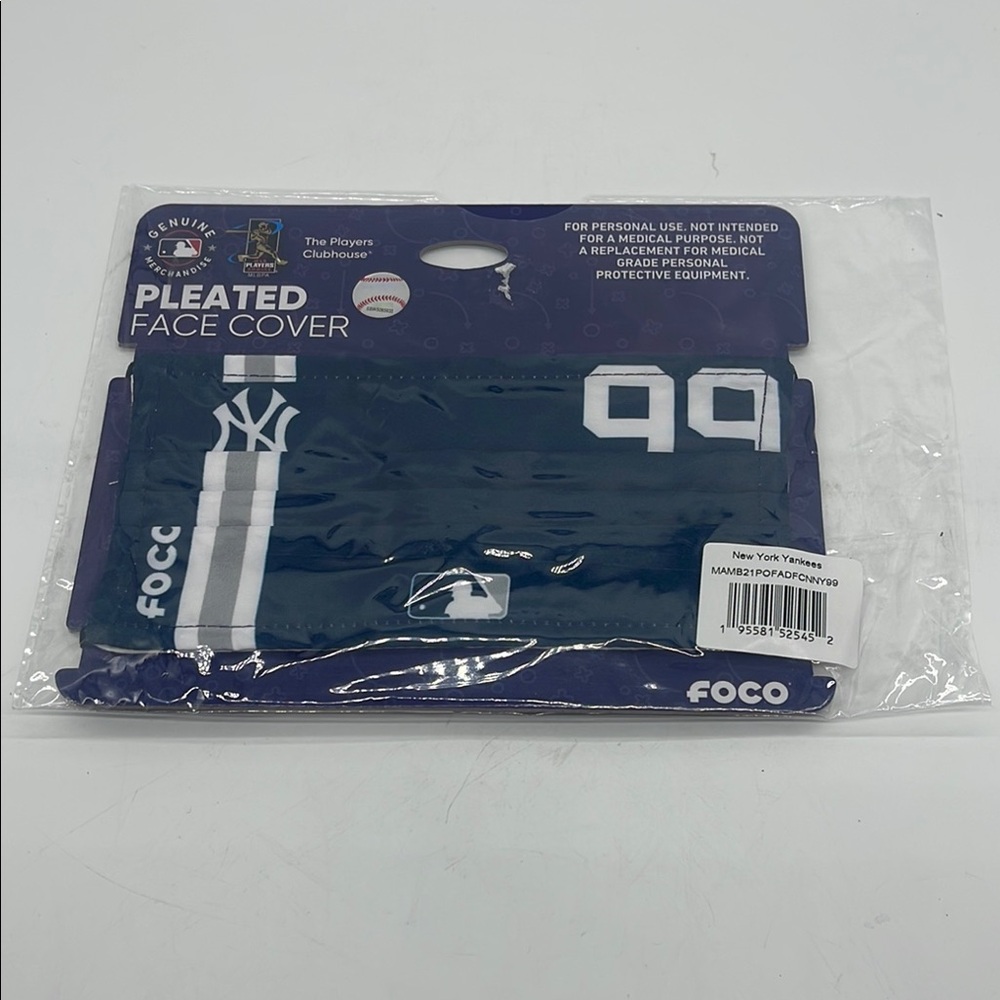 New York Yankees Pleated Face Cover